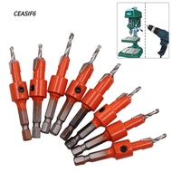 CEASIF6 Countersink Drill Bit, Multifunctional Hex Shank Drill Bit, HSS Hole Opener