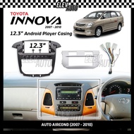 Toyota Innova 2007 - 2015 12.3" BBA Casing Android Installation Dash Kit Player With Socket Accessor