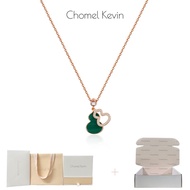 Original Designer Chomel Kevin Womens Necklace Gourd Pearl Abalone Beating Heart Clavicle Chain Fash