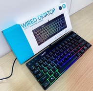 คีย์บอร์ดมีไฟ OKER K72 WIRED DESKTOP สินค้ามาใหม่