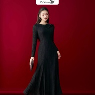 Đầm cổ thuyền Black Dahlia nữ IVY moda MS 39B0004