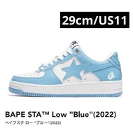 Unused BAPE Sneaker Authentic Rare Men Bape Sta College Light Blue