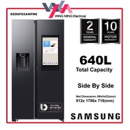 Samsung 640L Side By Side Fridge Refrigerator Family Hub Inverter Peti Sejuk 冰箱 RS90F65ANFME