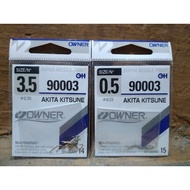 OWNER AKITA KITSUNE 90003 FISHING HOOK ALL SIZES