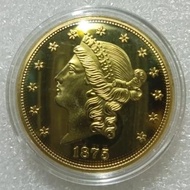 Koin liberty amerika 1875