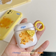 [Quick Shipping] Cute Cheese Suitable for Edifier Earphone Protective Case Classic TWS1 Earphone Case NB3 Walking Lolli3/X6/X2/LolliPodsPLUS/PRO/Mini/Buds Earphone Case A1