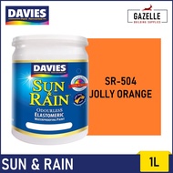 Davies Sun & Rain Acrylic Elastomeric Paint - Oranges 1L