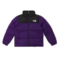 THE NORTH FACE 1996系列 1996 EcO Nuptse Logo拼色立領含羽絨外套 冬季 情侶款 紫色
