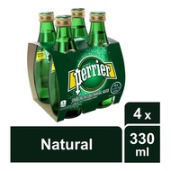 Perrier Sparkling Mineral Bottle Water - Natural 4 x 330ml | Brand:Perrier