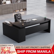 BAIERDI Office boss desk simple modern executive desk chairman president general manager desk and ch