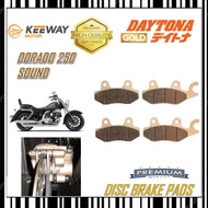 KEEWAY DISC BRAKE PADS DORADO 250 SOUND GOLD QUALITY