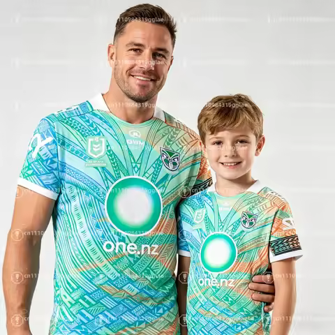 2026 Summer Sales Australia NRL New Zealand Warriors Men's Training Jersey Breathable Quick Drying F