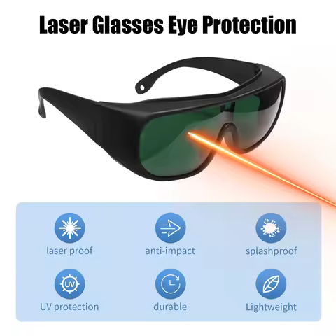 Laser Protection laser glasses 10600nm OD6 UV400 532nm 808nm 1064nm Laser Safety Glasses IPL glases 
