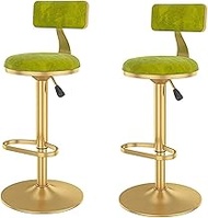 Stylish and simple Barstools Set of 2 Adjustable Restaurants Bar Stool 23.6-31.5in Kitchen Dining Ro