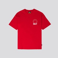 SMILEY RED SPARKLE BASICS T-SHIRT
