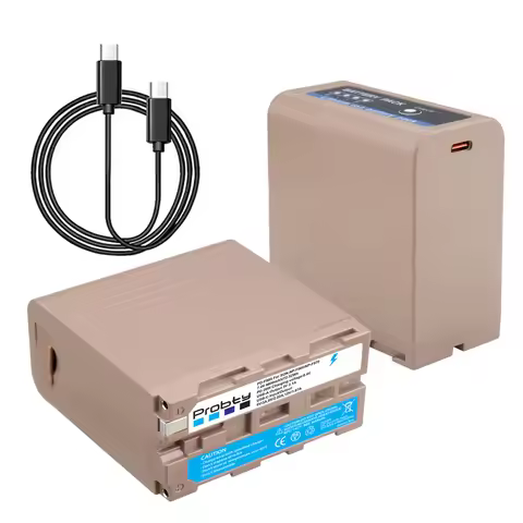 NP-F980 NP-F970 NP F960 F970 Battery USB-C PD 20W Fast Charging Batteries for Sony NP-F550 F570 NP-F
