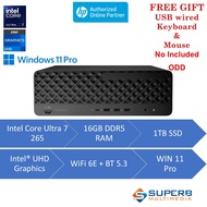 HP ProDesk 4 SFF G1i C86NQPT Desktop AI PC (Intel CU7 265, 16gb ram, 1tb ssd, Intel UHD Graphic, WiF