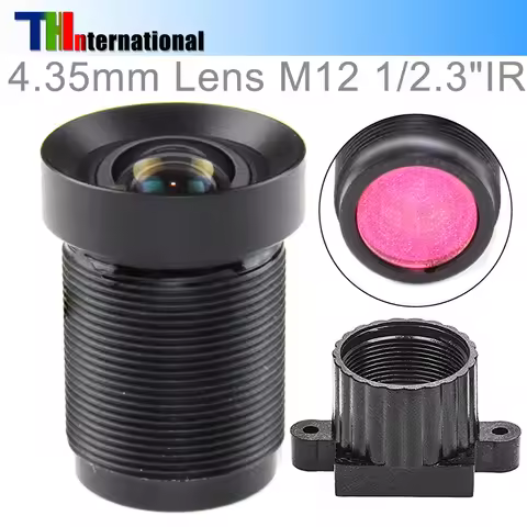 4.35mm M12 cctv lens 1/2.3" IR Filter 72D 10Megapixel Action Camera Lens for HD 4K 1080P Gopro Xiaom