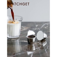 watchget可循環填充式膠囊咖啡杯不銹鋼粉錘膠囊布粉器一次性鋁箔
