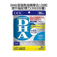 DHC - DHA深海魚油精華丸120粒 提升腦記憶力 (30日份量) (4511413625262)
