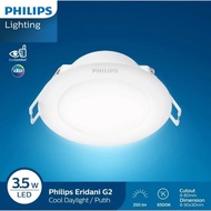 CAHAYA PUTIH Led Panel Philips Emws 3.5 Watt White DL190B - Downlight Philips Eiginal White Light