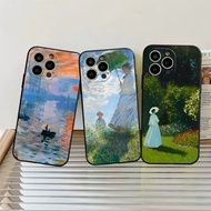 TK-1 Art Painting Claude Monet Phone Case Fundas for iphone 13 11  17，15ProMax 14 12 Pro Xs Max Mini