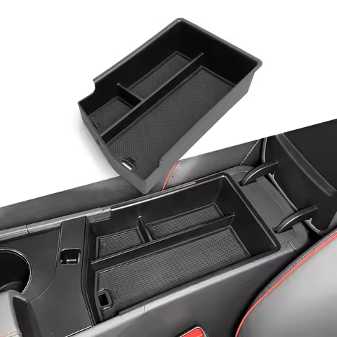Center Console Tray for Hyundai Sonata 2024-2026 Armrest Storage Organizer Anti-Slip Drop-in