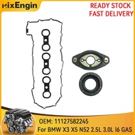 Engine Valve Cover Gasket Set Fit 2.5 3.0 L For BMW X1 X3 325i 330xi 525i N52 N52B25 N52B30 2.5L 3.0