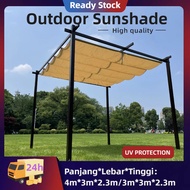Outdoor sunshade 4*3m/3*3mstand parking shed garden outdoor gazebo leisure courtyard canopy tent hom