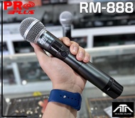 PROPLUS RM888 ไมโครโฟนไร้สาย UHF RM 888 คุณภาพสูง ระยะส่งสัญญาณไกล 50เมตร พร้อมปลั๊ก 2 Pin