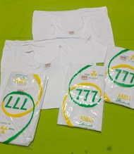 (( 6 pcs )) kaos singlet 777 pria dewasa kaos 777 putih kaos dalam 777 pria dewasa barang stok pab