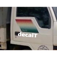 Serrated mighty Truck Sticker. Mighty Truck Sticker