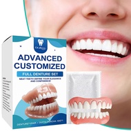 oralhoe Teeth Cosmetic Set Denture Care Kit Cleaning Hygiene Oral Care For False Teeth