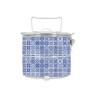BDARI Stainless Steel Tiffin Carrier 2-Tier Food Container (10cm) [Free Add Name] Mangkuk Tingkat