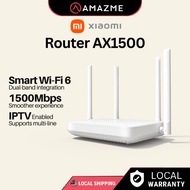 Xiaomi Router AX1500 5GHz WiFi 6 Adaptive Gigabit Ethernet Port Support IPTV Mesh Network 1500Mbps