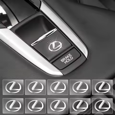 2/5/10pcs Car 3D Metal Stickers Auto Logo Decals Styling For Lexus F SPORT IS250 IS200 CT200h GS300 