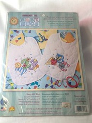 2條 正版 美國 Dimensions Baby ABC Bibs cross stitch kit 十字繡材料包