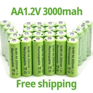 2023 New 1.2V 3000mAh Ni MH AA Rechargeable Battery Rechargeable Ni MH AA Rechargeable Toy Microphon