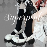 Original Y2K Punk Pink Platform Shoes for Women