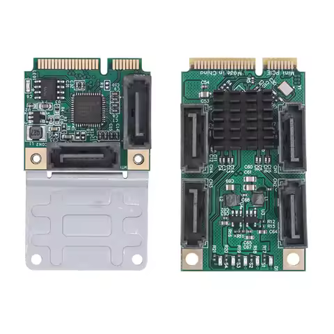 M.2 PCI-E 2.0 Riser Card B+M Key Converter 5/2.5 Gbps Mini PCI-E To SATA3.0 Adapter Expansion Card 2
