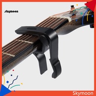 Skym* Electric Guitar Capo Guitar Capo Acoustic Easy-to-use Guitar Capo for Acoustic Ukulele High Strength One-handed Operation Includes Guitar Picks Ideal for Southeast