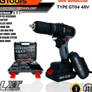 mesin bor baterai cordless dril 13mm maktec gtool