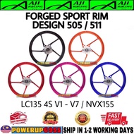 AJI RACING FORGED SPORT RIM FG505 505 FG511 511 LC135 4S V1 V2 V3 V4 V5 V6 V7 / NVX155 NVX 155