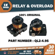 QL2-4.95 ORIGINAL RELAY & OVERLOAD