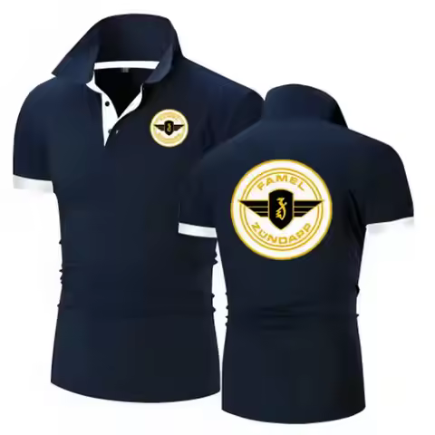 Limited Zündapp Zundapp Motorcycle Polo Shirt Fashion New Man's Summer F1 Short Sleeve Classic Slim 