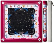 g00d4u Christmas Mahjong Mat with Crease-Free Tube Packaging | 33x33 Inch Non-Slip Neoprene Game Mat