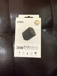 Verico 30w 充電頭  雙孔