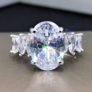 Exquisite LAB GROWN 925 diamond Italian silver ring N05