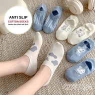 KATUN MATA Zj2426 Women's Socks Short Below the Ankle Cotton Cute Character Korean Women Hidden Ankl
