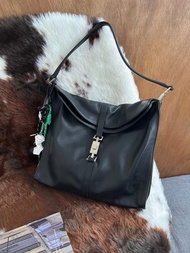 中古包 Gucci 古馳 簡約牛皮肩背包